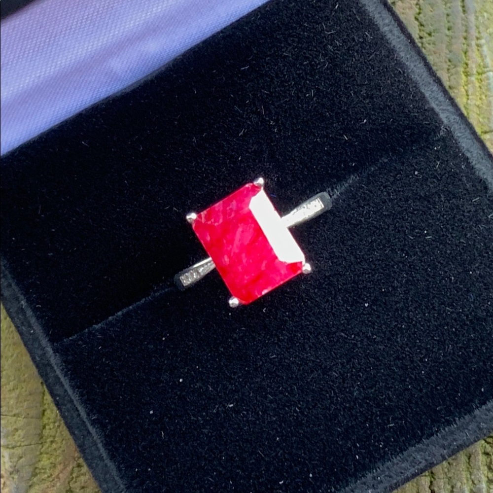 NATURAL RUBY RING - Picture 7 of 9
